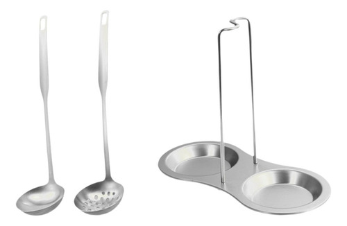 Soporte Para Cucharones De Sopa Y 2 Cucharas Soporte Argén