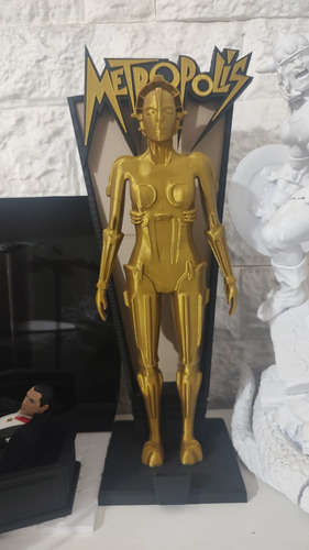 Figura De Maria De La Pelicula Metropolis 35cm Impresion 3d (Usado)