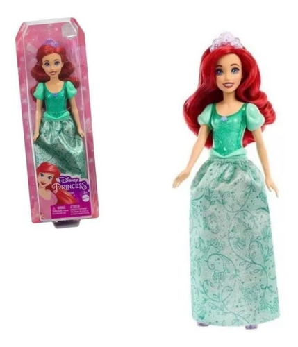 Boneca Disney Princesas Saia Cintilante Ariel 30cm