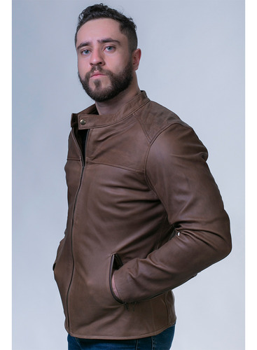 Chamarra Piel Borrego Grasso Castelli Caballero Western