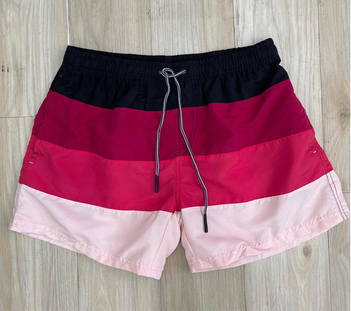 Short De Baño Malla Rayado 4 Colores Hombre The Big Shop