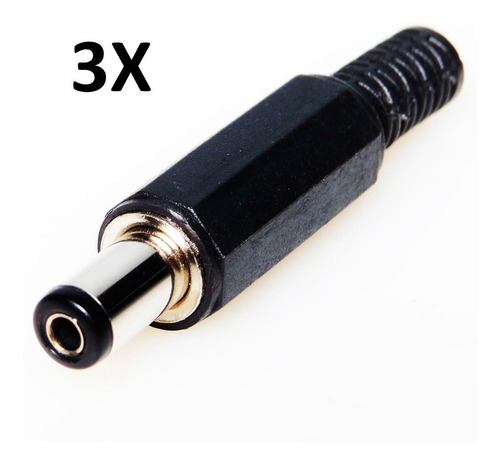 Plug P4 Macho 2,1mm - Kit