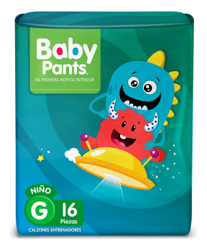 Calzón Entrenador Niño Baby Pants Talla G Grande 16 Pzas