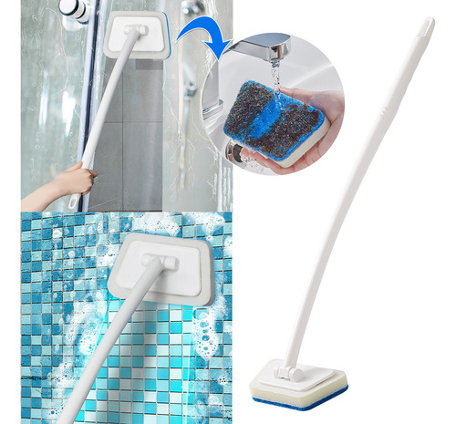 Cepillo De Bañera Extraíble, Cepillo Multifuncional Para Azu