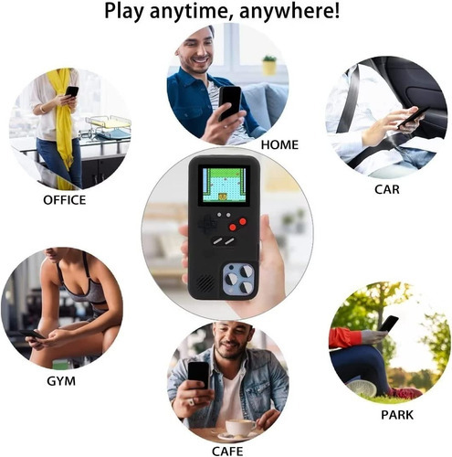 Funda Game Box Retro Para iPhone 11 11 Pro 11 Pro Max Color Negro