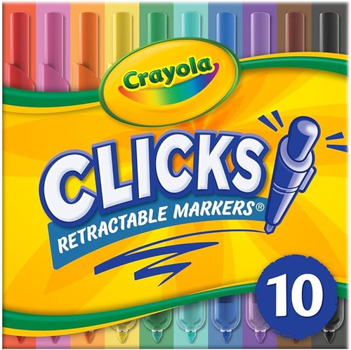 Crayola Marcadores Retráctiles Lavables 