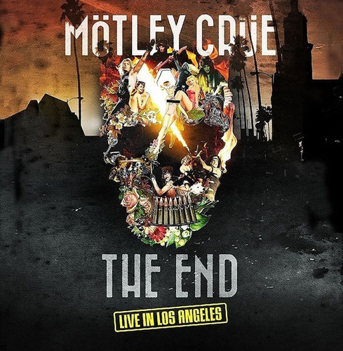 Lp Motley Crue The End Live In Los Angeles 2lps + Dvd Novo