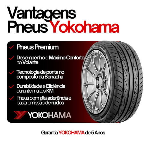 04 Pneus 255/35r19 Yokohama Advan Fleva 96w