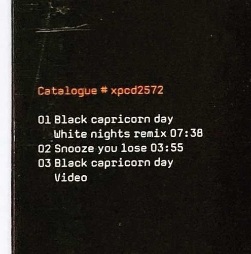 Jamiroquai - Black Capricorn Day (cd Single) Remix+video Uk (Usado)