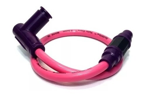 Cable De Bujia + Capuchon - Rosado