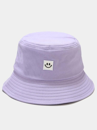 Sombrero De Pescador Para Mujer, Cara Sonriente, Capota, Cub
