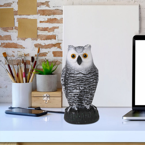O Fake Owl Bird, Señuelo De Plástico Para Disuadir A Búhos Y