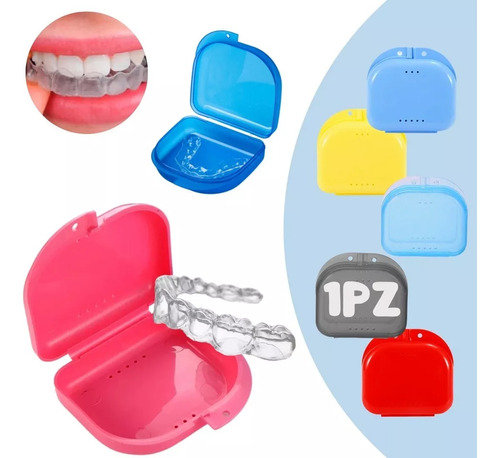 Estuche Ortodoncia Aparato Porta Guarda Dental Retenedor 1 F