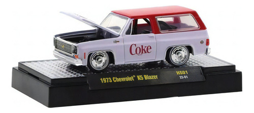 Chevrolet K5 Blazer 1973 Hs01 Coca Cola 1973 M2 1:64 Color blanco/rojo