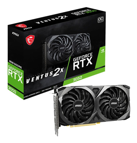 Tarjeta De Video Msi  Vga 8gb Ms Rtx 3050 V2x Oc Gddr6