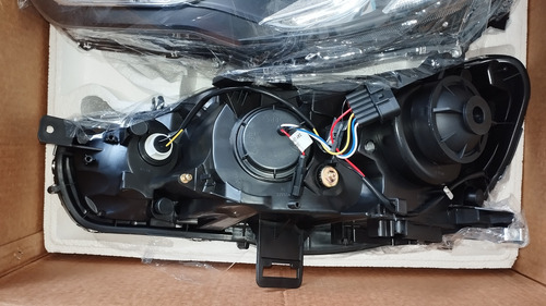 Par Farol Mitsubishi Lancer X Dark 2008-19 Xenon Devil Eyes