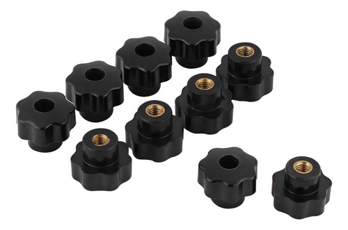 10 Uds Rosca Hembra Estrella M6 X 25 Perillas Tuercas