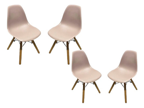 Sillas Eames Kids Para Niños Infantiles Deco - Grupo Sl X4