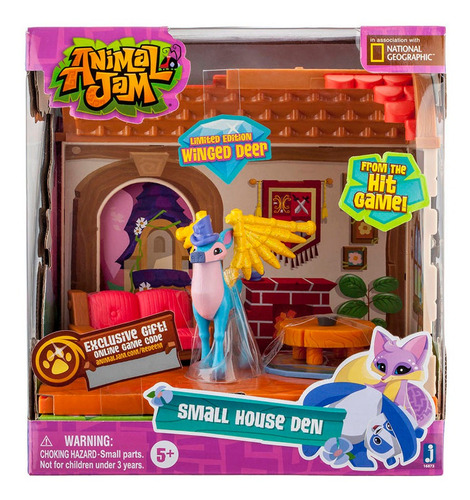Animal Jam Mascotas Con Personaje Set De Juegos Jazware