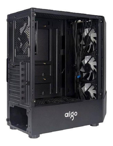 Gabinete Gamer Aigo A01 Lateral De Vidro Mid-tower Sem Fan Cor Preto