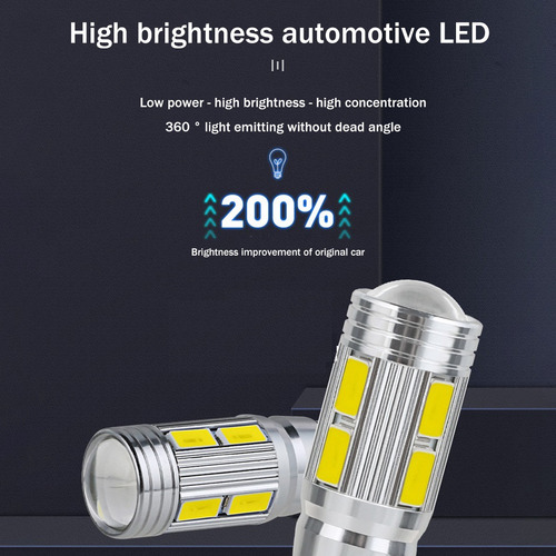 Bombillas Led Canbus Lice Para Coche, 10 W, 5 W, T10, 12 V,