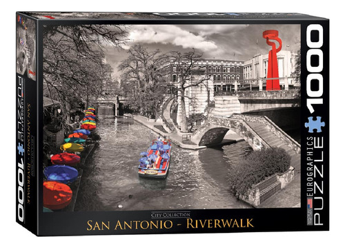 Rompecabezas 1000 Piezas San Antonio River Walk - Eurographi