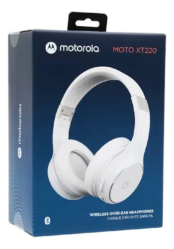 Audifonos Motorola Xt 220 Over Ear Bluetooth Blanco