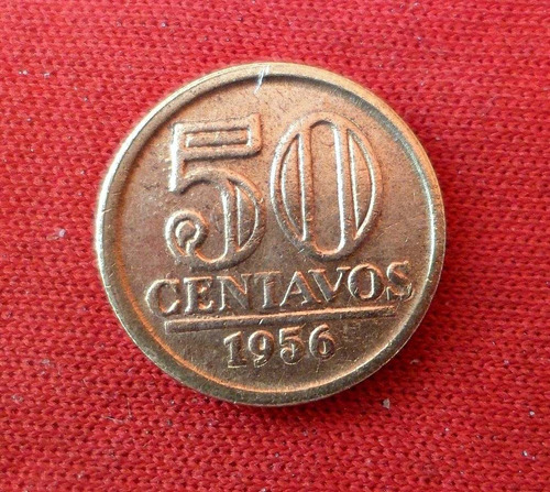 Jm* Brasil 50 Centavos 1956 - Unc