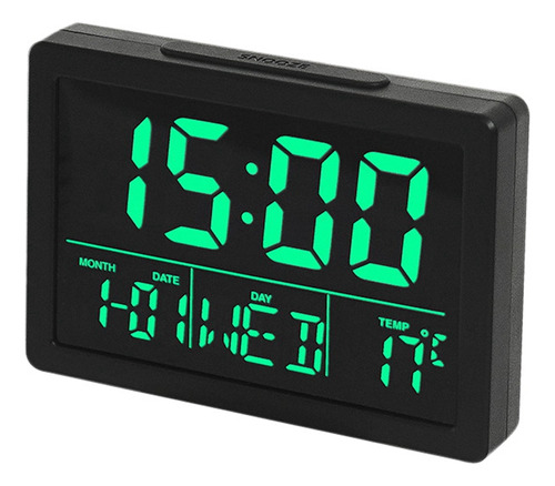 Reloj Despertador Digital Led De Temperatura Interior, Camas