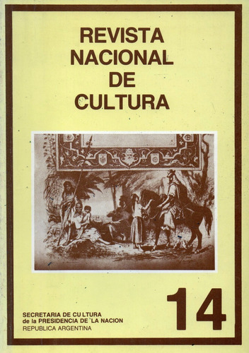 Revista Nacional De Cultura  Año 5  -  N° 14