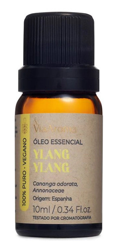 Óleo Essencial Ylang Ylang 100% Puro E Natural - Via Aroma