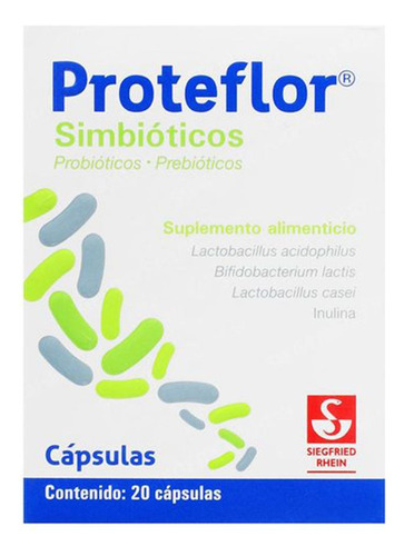 Proteflor Caja Con Frasco Con 20 Cápsulas
