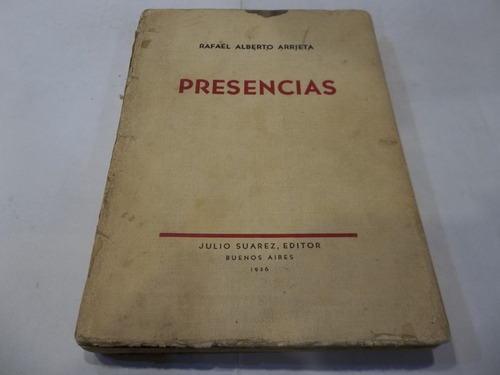 Rafael Arrieta Presencias Primera Edicion 1936