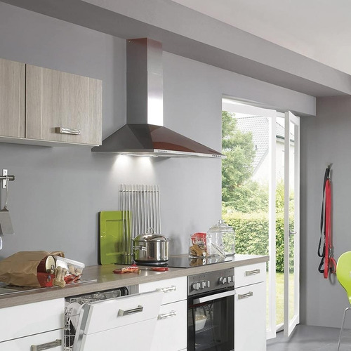 Imagen 2 de 10 de Campana Extractora Acero Inoxidable Luz Led Filtro Lavable