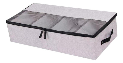.. Caja De Almacenamiento Organizadora De Divisores Gris
