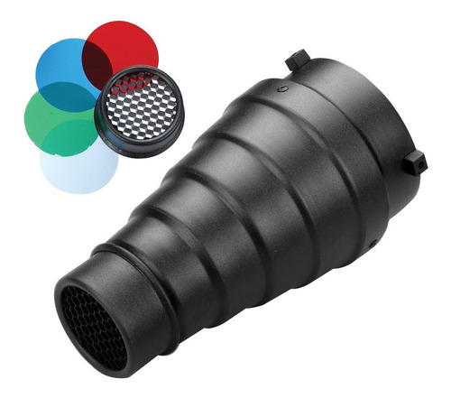 Imagen 9 de 10 de Snoot Visico Sn303 Filtro Color Iluminación Flash P/ Bowens