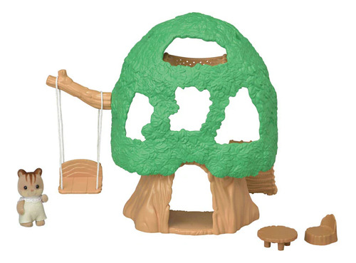 Sylvanian Families Set Casa Del Arbol Para Bebes Calico .