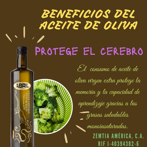 Caja De Aceite De Oliva Extra Virgen - Abril