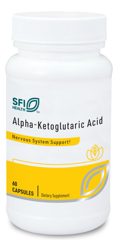 Suplemento De Ácido Alfa-cetoglutárico Klaire Labs 300 Mg (6