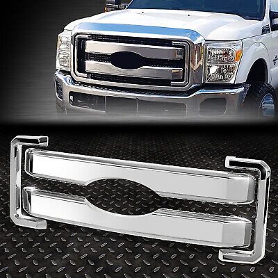 For 11-16 Ford F250-f350 Chrome Front Bumper/hood Overla Oad