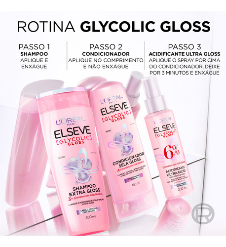 Condicionador Elseve Glycolic Gloss 400ml L'oréal Paris