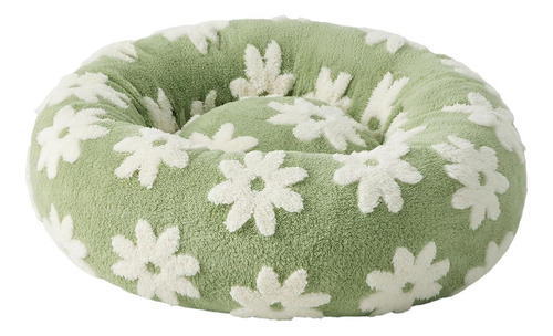 Donut Dog Bed Seasons Cozy Washable Cover Verde Grande
