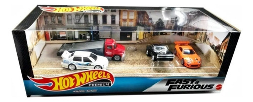 Hot Wheels Premium Velozes Furiosos Diorama Supra Jetta Fast