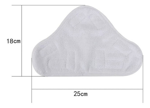 6 Almohadillas Microf Lavables Para Mopa A Vapor H2o X5