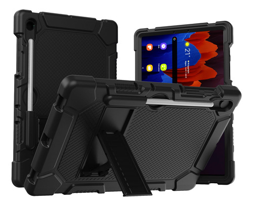 Funda Negra Resistente Para Tablet Samsung Galaxy Tab S9 11 