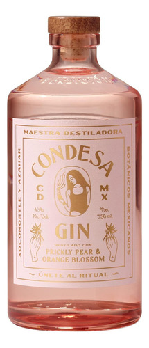 Pack De 6 Ginebra Condesa Xoconostle Y Azahar 750 Ml