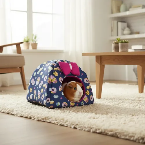 Toca Toquinha Casinha Roedor Porquinho Da Índia Mini Coelho