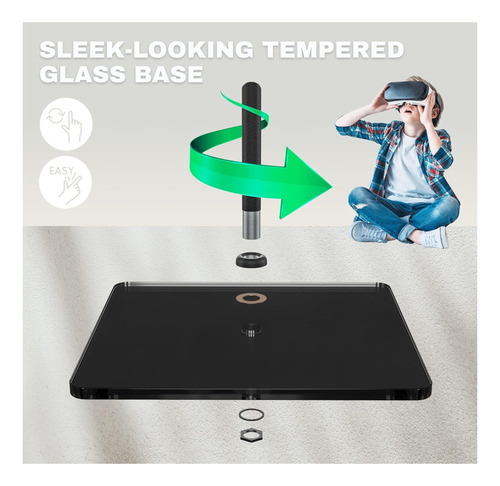 Skin Skywin Vr Tripé Glass Stand, Montagem Da Estação Base,
