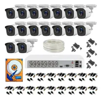 Comprar Kit Video Vigilancia Epcom 16 Cámaras 1080p 305mts Utp 1tb