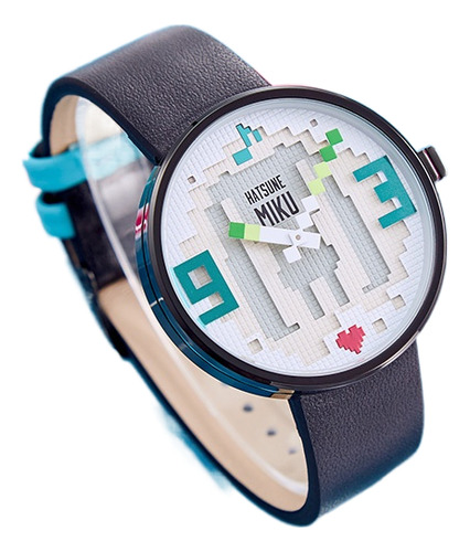 Reloj De Cuarzo Anime Miku Para Hombre, Vocaloid, Figura De